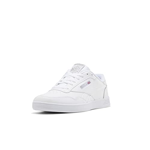 Reebok mens Club Memt Sneaker, Steel/White, 10.5 US