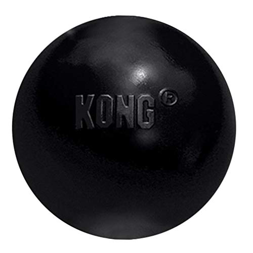 KONG Extreme Ball - Dog Toys for Aggressive Chewers Dog Ball Toys - Indestructible Dog Ball for All Day Play - Rubber Ball for Fetch & Chase - Heavy-Duty Dog Ball - Medium/Large Dogs