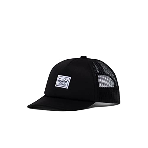 Herschel Supply Co. Whaler Mesh Hat (Toddler) Black Classic Logo One Size