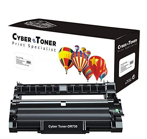 CYBER TONER Compatible for Brother Drum DR 730 DR-730 TN730 DR760 DR-760 (Black, 1-Pack). Laser Printer DCP HL-L2350DW L2550DW L2325DW L2370DW L2390DW L2395DW, MFC-L2710DW drum L2690DW L2710DW L2750DW