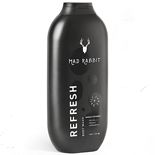 Mad Rabbit Refresh Body Wash - Tattoo Aftercare, Natural Cleansing Ingredients Made For All Skin Types, Gentle, Anti-Aging & Hydrating Formula (16oz)