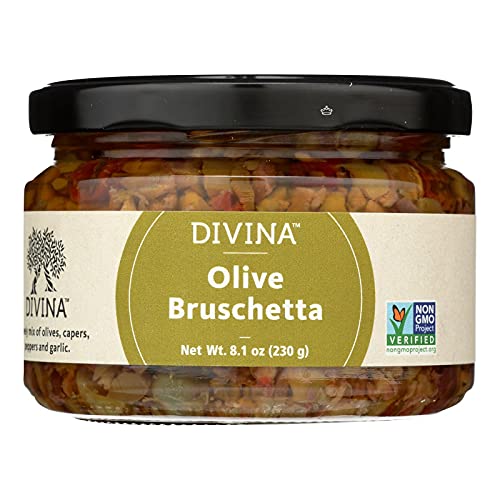 Divina Bruschetta Olive, 8.1 Ounce - 6 per case.