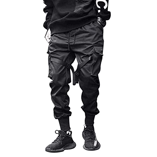 Aelfric Eden Mens Joggers Pants Long Multi-Pockets Outdoor Fashion Casual Jogging Cool Pant with Drawstring