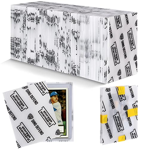 Trading Card Shipping Protectors 110 Pack 3.5'' x 4.5'' - Premium Ultra Strong Plastic Inserts Card Mailers - Precut Supply Sleeves for Sports MTG Cards Packaging - Flats for Card Breakers