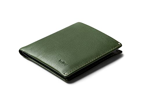 Bellroy Note Sleeve, slim leather wallet, RFID editions available (Max. 11 cards and cash) - RangerGreen