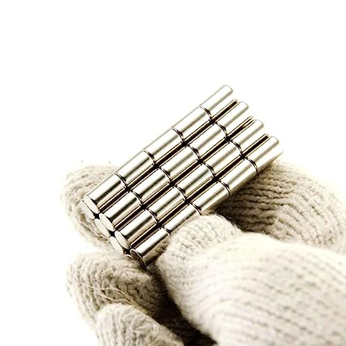 Partsmart Corporation 50pcs 5x10 mm Round Neodymium Magnets 5mmx10mm Mini N35 Magnet Disc 5*10 Strong Cylinder Rare Earth Magnet 5mmx10mm