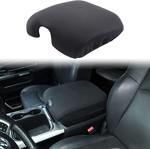 Voodonala for 2010-2017 Dodge RAM 1500 2500 3500 Center Console Cover Armrest Pad, Black 1pc