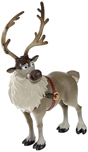 Bullyland 13514 Disney Frozen Walt 2, Sven, Approx. 12 cm Tall, lovingly Hand-Painted Figurine, PVC for Boys and Girls for Imaginative Play, Multicoloured