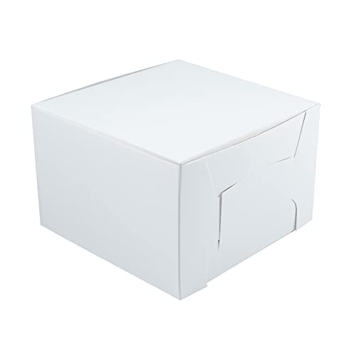 8x8x5 White Cake Box, 100 ct.