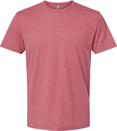 Next Level Apparel Next Level Mens Premium Fitted CVC Crew Tee Heather Mauve(1pck) Large