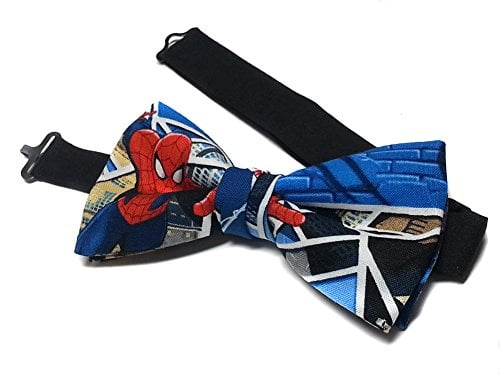 EmilyRose Couture Super Heroes Bowties-sci Fi, Horror (Adult-12 years or older, Spiderman)