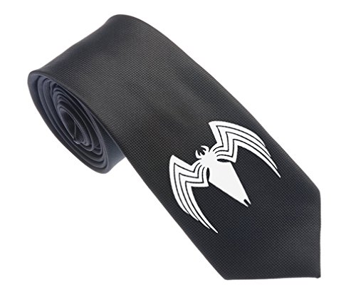 Uyoung Cool Spider Multi-colored Men's Woven 2.5" Skinny Tie
