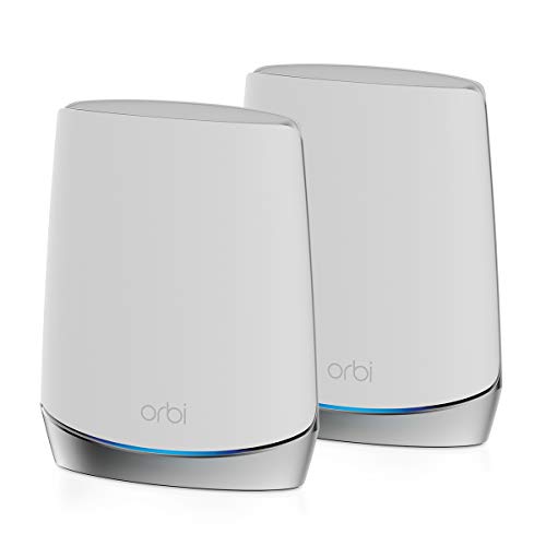 NETGEAR Orbi Whole Home Tri-band Mesh WiFi 6 System (RBK752)  Router with 1 Satellite Extender | Coverage up to 5,000 sq. ft., 40 Devices | AX4200 (Up to 4.2Gbps)