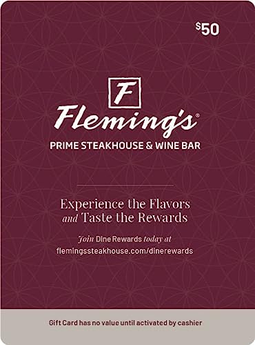 Flemings Prime Steakhouse & Wine Bar $50 Gift Card