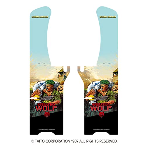 Legends Ultimate Home Arcade Machine Operation Wolf Theme Side Panels, Snap in Place, Easy to Install, Upgrade Your Legends Video Game Console with These Retro Video Game Panels
