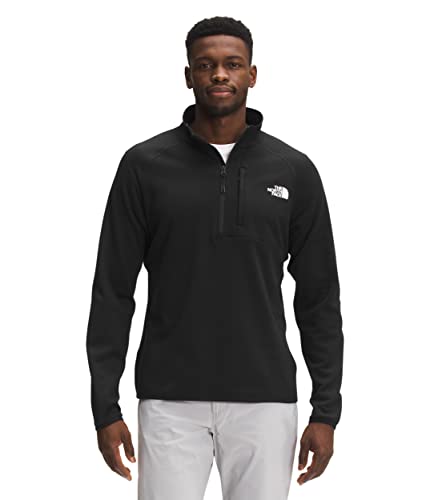 THE NORTH FACE Men's Canyonlands Half Zip Pullover Sweatshirt, TNF Black, Medium