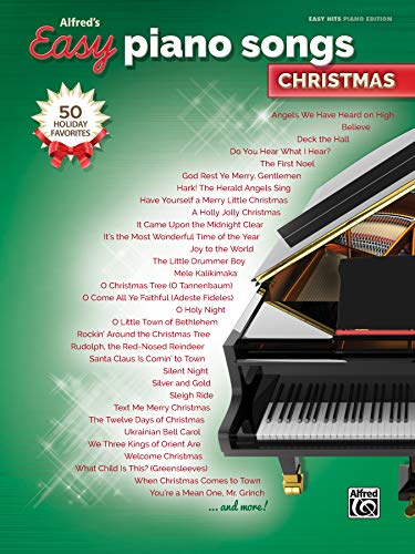 Alfred's Easy Piano Songs -- Christmas: 50 Christmas Favorites