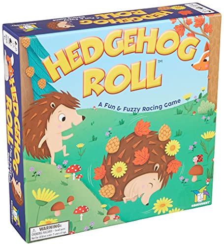 Gamewright - Hedgehog Roll - A Fun & Fuzzy Racing Game