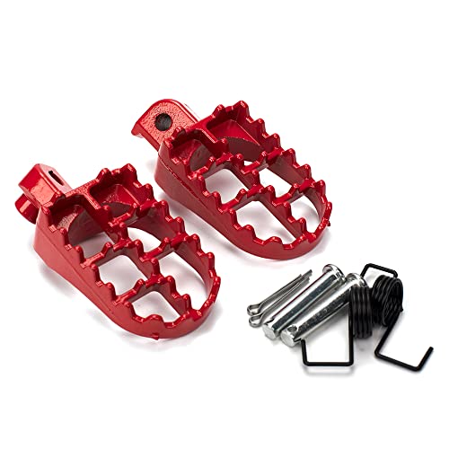 XINGWU Dirt Bike Footrest,Aluminium Footpegs Pedals,for XR50R PW50 CRF70 TW200 KLX110 CRF50 50cc 70cc 90cc 110cc 125cc TaoTao Motorcycle Part