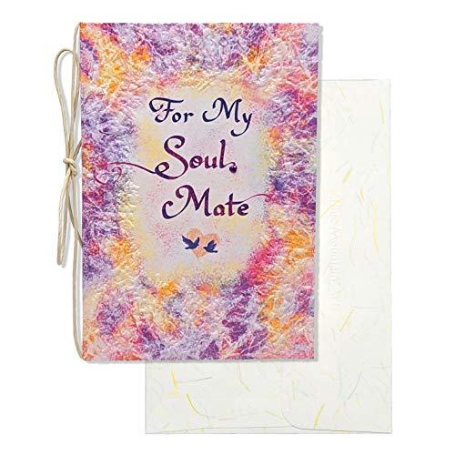 Blue Mountain Arts Greeting Card For My Soul Mate Say All Thats on Your Heart to Your Husband, Wife, or Significant Other on Valentines Day, an Anniversary, or Just Because