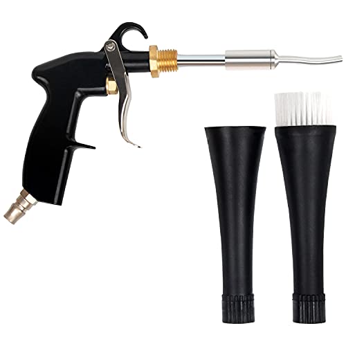 GZ-KJM High Pressure Car Interior Spraying Washing Gun with 2 Set Nozzle Sprayer Connector Air Pulse Car Washing Equipment Tool (Upgrade-Dust blow gun)