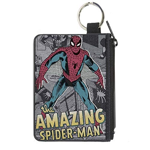 Buckle-Down womens Buckle-down Canvas Spider-man Coin Purse, Multicolor, 4.25 x 3.25 US
