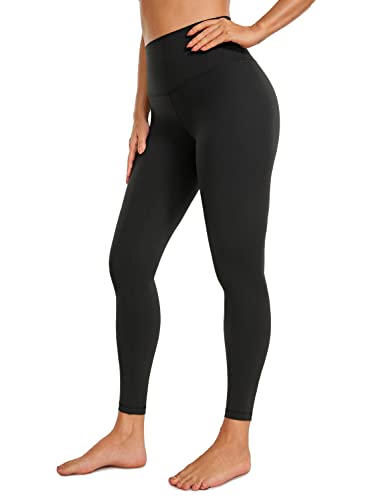 CRZ YOGA Butterluxe Womens Workout Leggings 26.5''- Full Length High Waisted Yoga Pants Buttery Soft Athletic Gym Lounge Black XX-Small