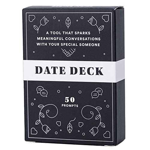 BestSelf Date Night Card Game - Conversation Cards for Couples with 50 Prompts to Get You Talking. Perfect for Fun and Meaningful Couple's Game Night.