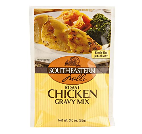 Southeastern Mills Roast Chicken Gravy Mix by AmishTastes, 3 Oz. (Pack of 3)