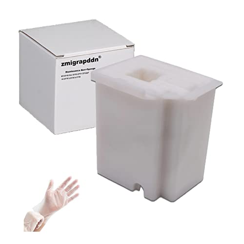 zmigrapddn Maintenance Box Waste Ink Tank Absorber Pad Sponge for Epson ET-2710 2711 2712 2714 2715 2720 2721 2726 Printers 1