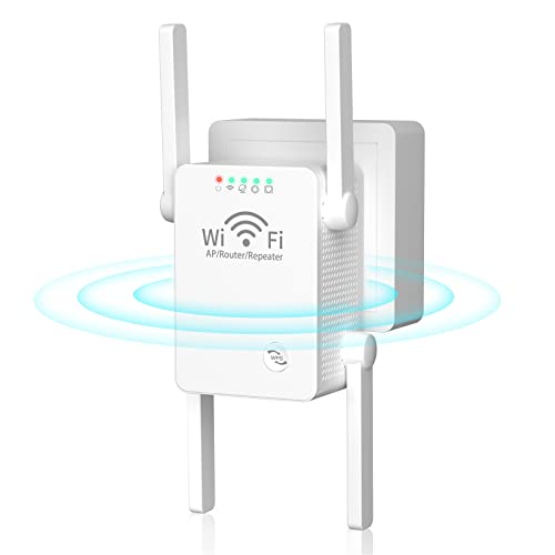 WiFi Extenders Signal Booster for Home, WiFi Extender 300Mbps, WiFi Booster, Wireless Signal Range Amplifier Covers Up to 3000 Sq.ft, WiFi Repeater, Internet Booster, Internet Extender