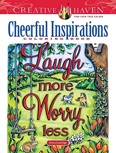 Creative Haven Cheerful Inspirations Coloring Book (Creative Haven Coloring Books)