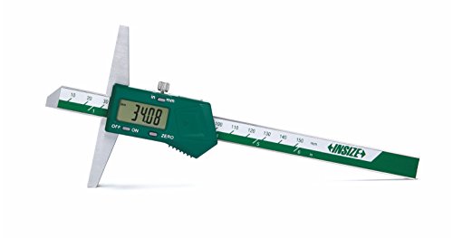 INSIZE 1141-150A Electronic Depth Gage, 0-6"/0-150mm