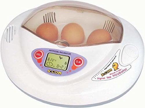 R-Com PX-03 Plastic/Metal Mini Digital Auto-Turning Egg Incubator