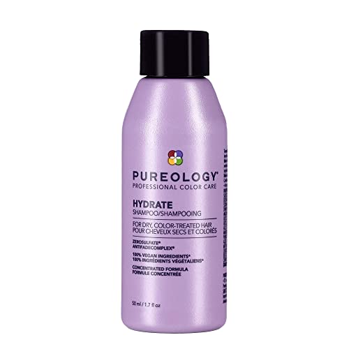 Pureology Hydrate Moisturizing Shampoo | For Medium to Thick Dry, Color Treated Hair |Sulfate-Free | Vegan