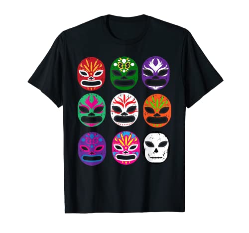 Lucha Libre Masks Shirt Mexican Wrestling Mask T Shirt