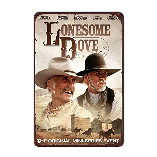 Lonesome Dove Vintage Movie Retro Tin Sign Metal Plaque Art Style Poster Home Bar Pub Wall Decoration Public Sign 8x12 Inches