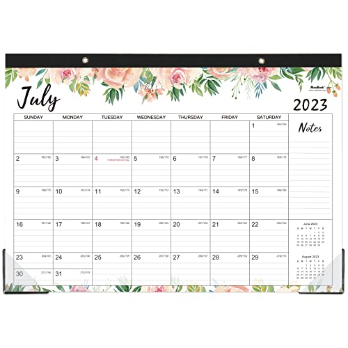 2023-2024 Desk Calendar - Jul 2023 - Dec 2024, 18 Months Large Monthly Desk Calendar, 17" x 12", Desk Pad, Large Ruled Blocks, to-do List & Notes, Best Desk/Wall Calendar for Planning or Organizing