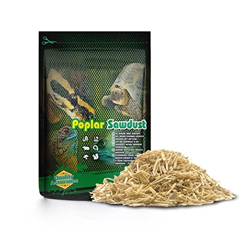 BNOSDM Natural Reptile Terrarium Bedding Small Pet Select Premium Natural Aspen Bedding for Snakes Chickens Tortoise Rabbits Hedgehogs Guinea Pig and Other Small Animals