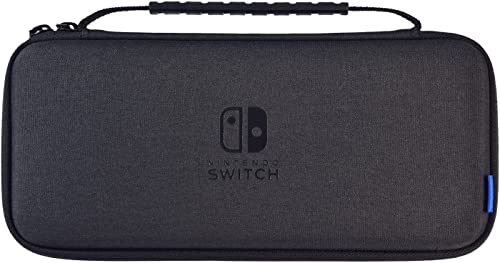 HORI Nintendo Switch Slim Tough Pouch (Black) for Nintendo Switch and Nintendo Switch OLED Model - Officially Licensed by Nintendo - Nintendo Switch;