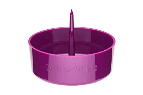 Debowler Original Debris Catcher Tray & Bowl Cleaning Tool - Improved Version - Single (Royal Purple)