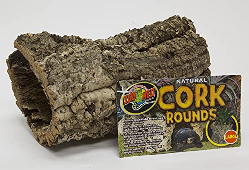 DBDPet 's Bundle with Zoomed Natural Virgin Large Cork Round or Half-Round for Reptiles - Includes Pro-Tip Guide - Create a Forest in Your Terrarium