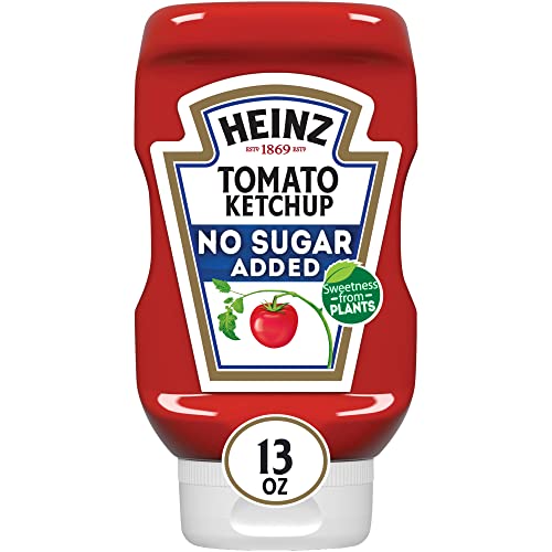 Heinz Tomato Ketchup with No Sugar Added (13 oz Bottle)