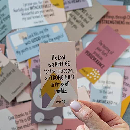 DIVERSEBEE Inspirational Prayer Cards, 60 Unique Bible Verse Cards, Assorted Mini Scripture Cards, Encouragement Motivational Cards, Christian Bible Gifts