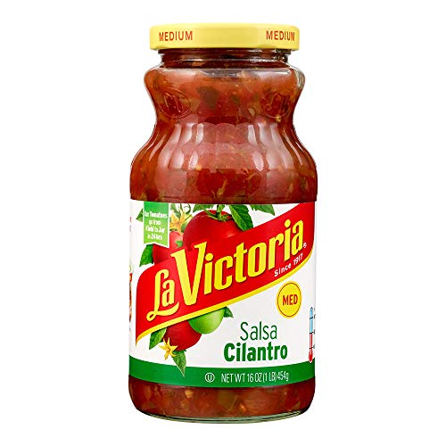 La Victoria Salsa Cilantro Medium, 16 Ounce