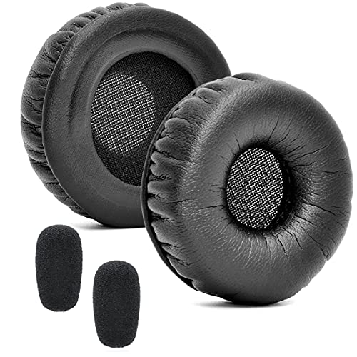 9450 Ear Pads and Mic Foam Cushion - defean Replacement Ear Cushion Cover Compatible with VXI BlueParrott B250-XTS/Jabra PRO 920 930 935 9450 9460 9465 9470 / UC Voice 550 Headset