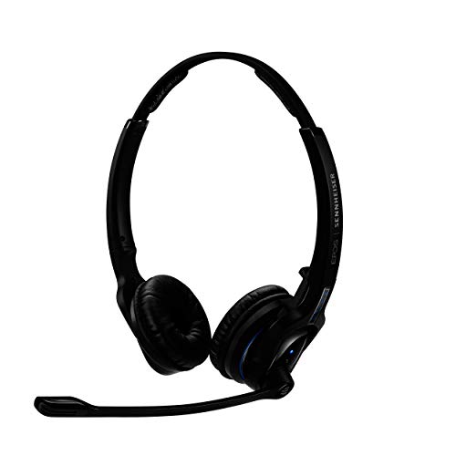 Sennheiser MB Pro 2 (506044) - Dual-Sided, Wireless Bluetooth Headset | For Mobile Phone Connection | w/ HD Sound & Noise Cancelling Microphone (Black)