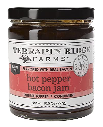 Terrapin Ridge Farms Gourmet Hot Pepper Bacon Jam  One 10.5 Ounce Jar