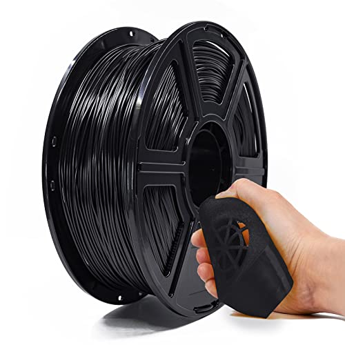 Flashforge PLA Flexible 1.75 mm 3D Printer Filament, 3D Printing Filaments 1kg Spool-Dimensional Accuracy +/- 0.02mm, Environmental Friendliness, no Smoke and no Odor (Black, PLA Flexible)