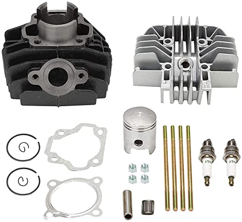 Cylinder Gasket Piston Ring Kit Set PW80 Top End Kit Compatible with 1983-2006 Yamaha PW 80 PW80